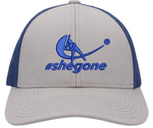 #shegone hat grey/blue