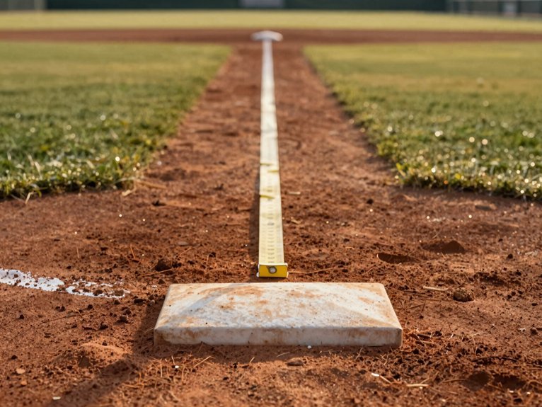 back of plate to rubber distance