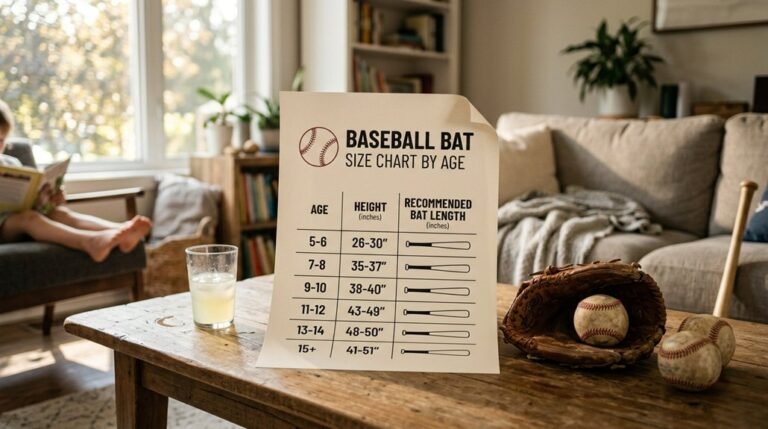 baseball bat sizes by age