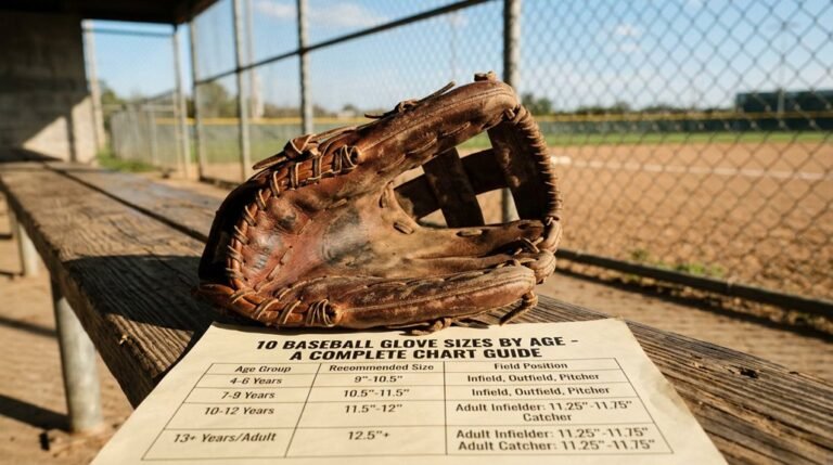 baseball glove sizes by age