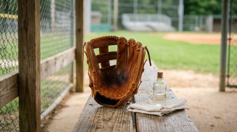 conditioning a baseball glove in three steps