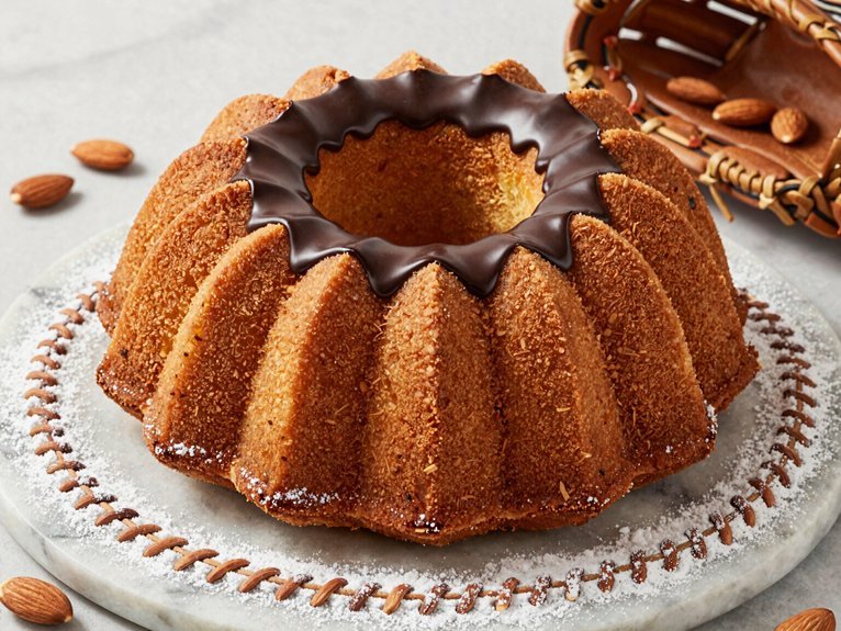 gluten free baseball bundt cake