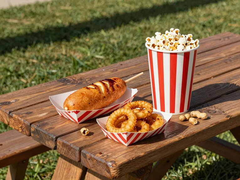 hot dog bar concession style snacks