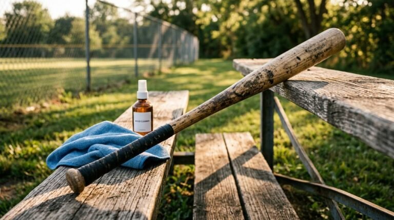 how to clean baseball bat