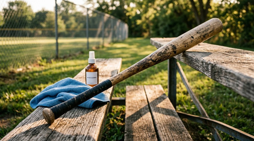 how to clean baseball bat
