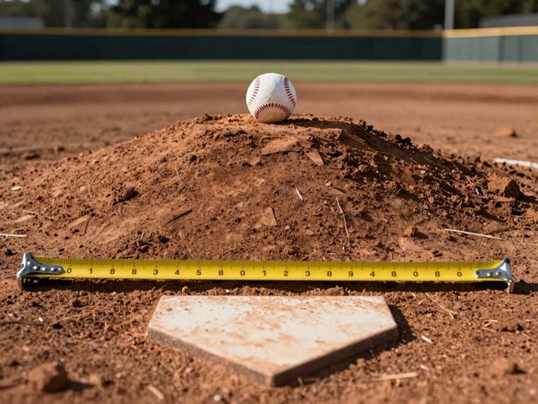 little league pitching mound specifications