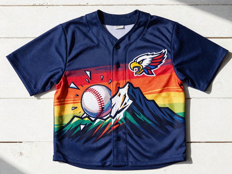 mascot dominates front chest graphics