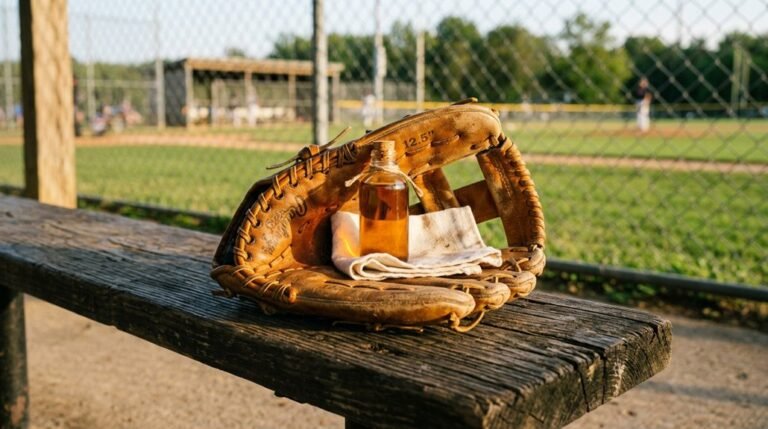 oil baseball glove in 10 steps