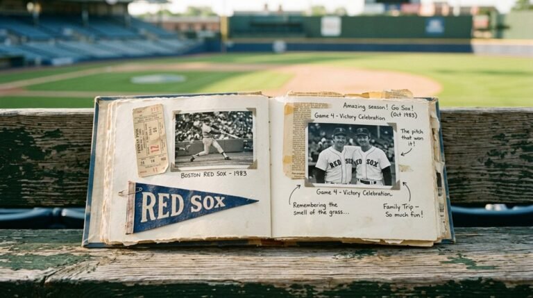 three baseball scrapbook ideas