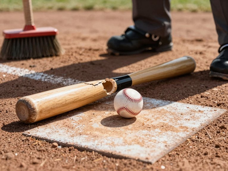 umpires struggle to detect rolled bats